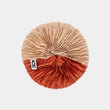 Azur Plissé Satin Silk Scrunchie