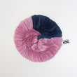 Azur Plissé Satin Silk Scrunchie